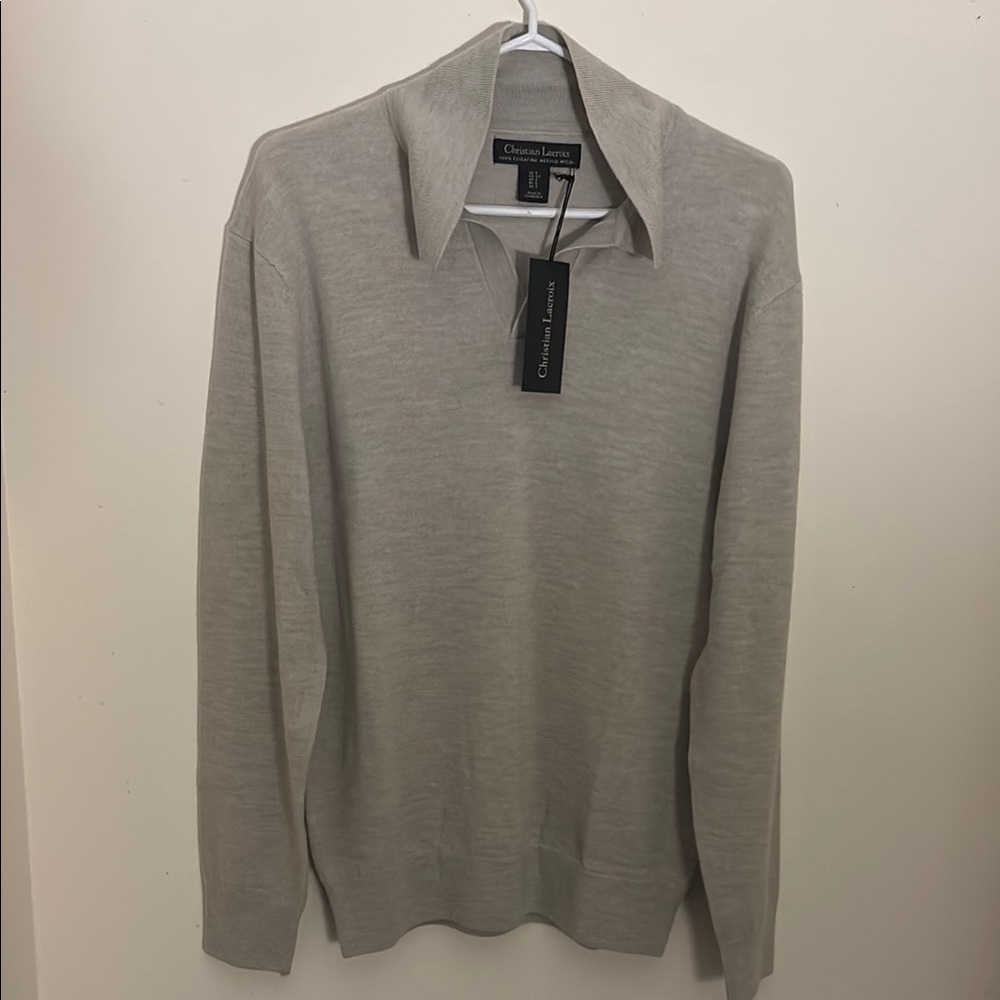Christian Lacroix Gray Men's Sweater